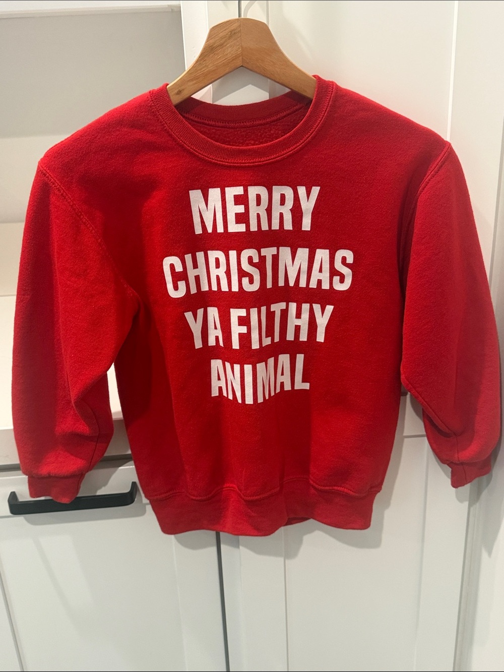 Girls Christmas crewneck